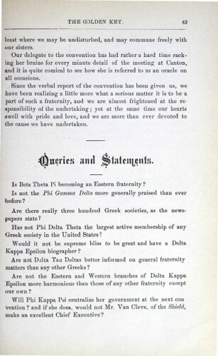 Queries and Statements, December 1884 (image)